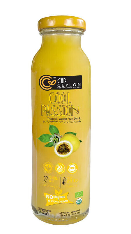 

CAP Ceylon "Cool Passion" Organic Passion Fruit Drink 250ml