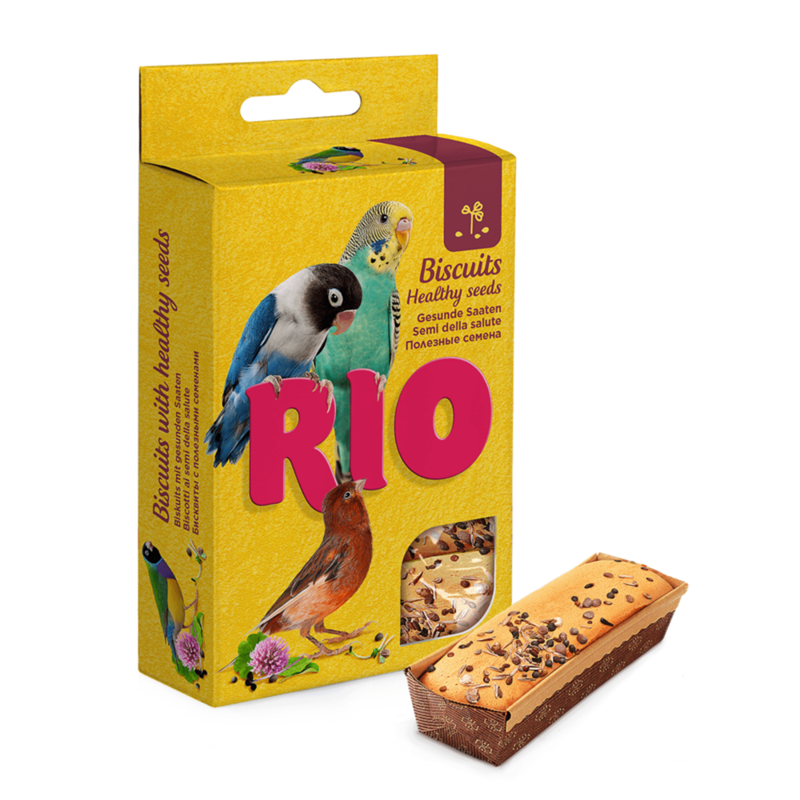 

RIO Biscuits for all birds with healthy seeds 5x7g