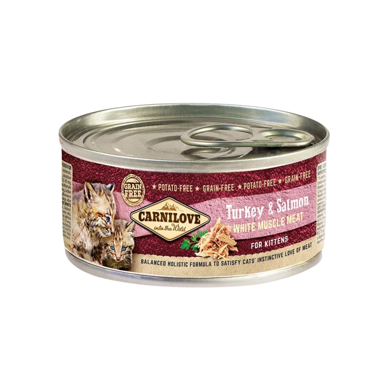 

Carnilove Turkey & Salmon for Kittens (Wet Food Cans) 12x100g