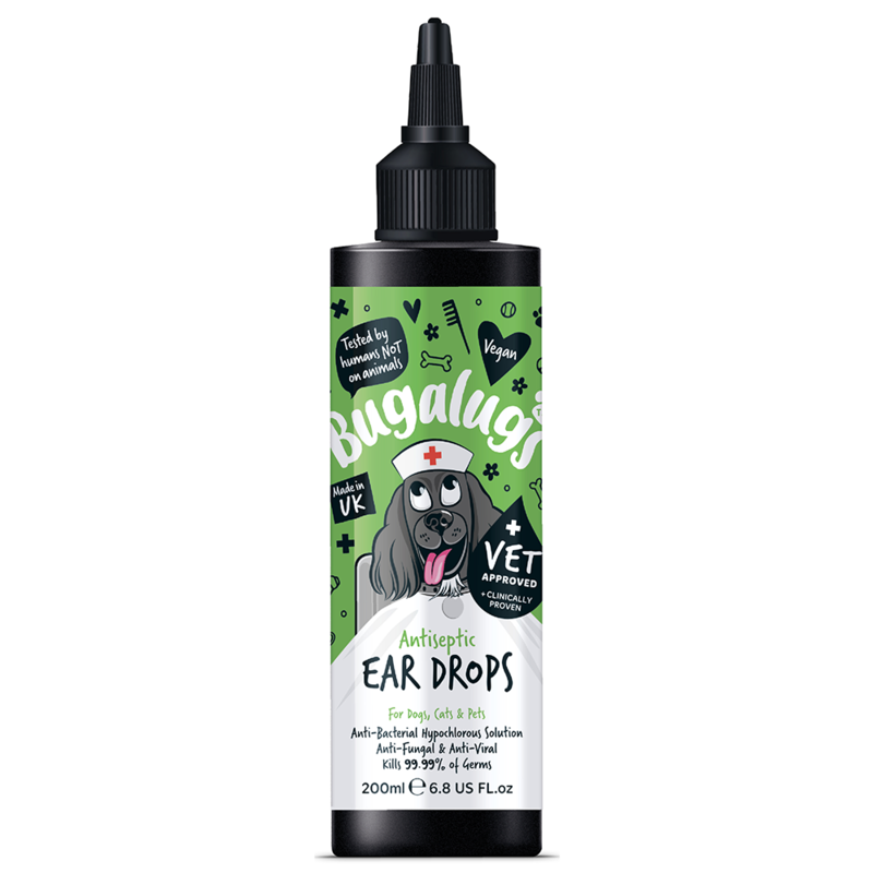 

Bugalugs Antiseptic Ear Drops 200ml (6.8 Fl Oz)