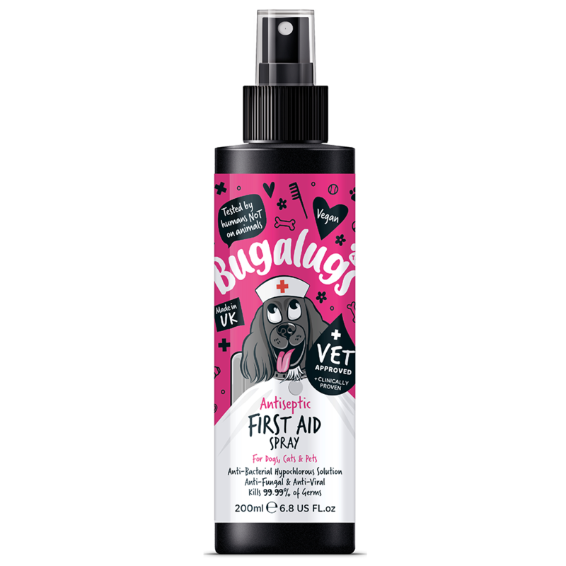 

Bugalugs Antiseptic First Aid Spray 200ml (6.8 Fl Oz)