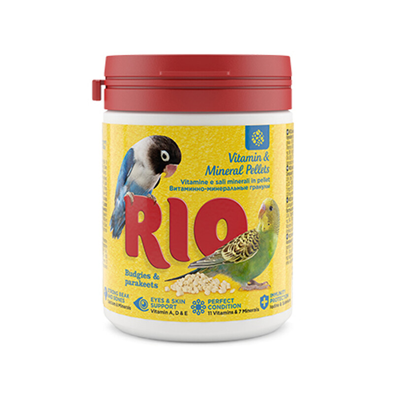

RIO Vitamin and mineral pellets for Budgies and Parakeets