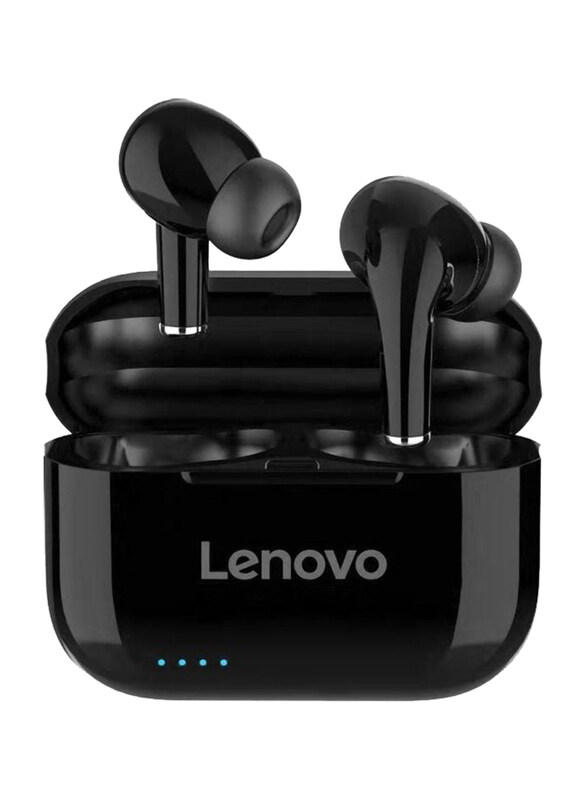 

Lenovo Bluetooth In-Ear Noise Cancelling Earbuds with Mic & Charging Case, Black