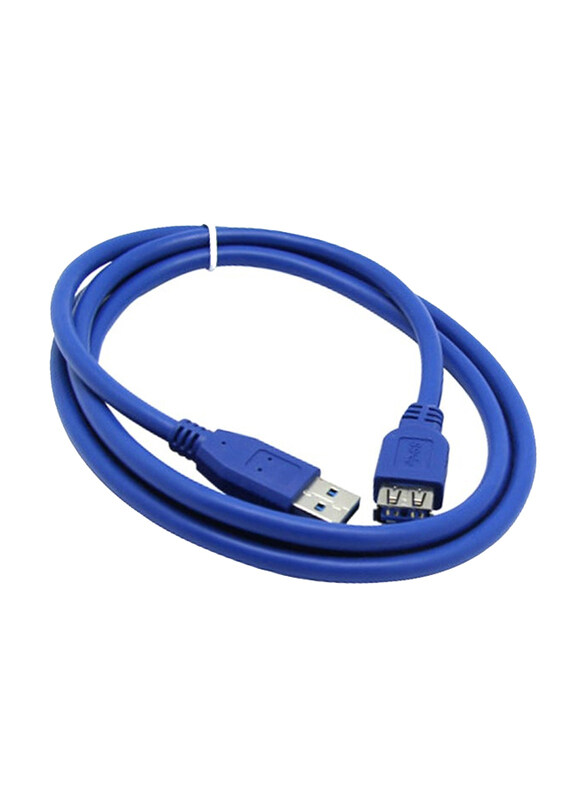 

Generic USB Type A Data Extension Cable, USB Type A to USB Type A for Smartphones/Tablets, Blue