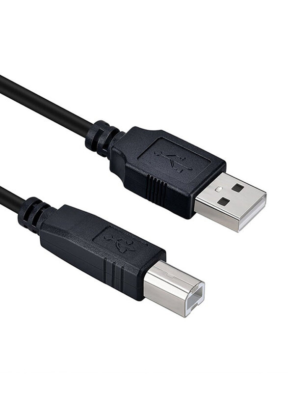 

Generic 1.8-Meter Printer Cable, USB Type A to USB Type B for Printer/Scanner/External HDD, Black