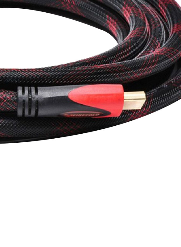 

Generic 5-Meter High Speed HDMI Cable, HDMI Male to HDMI for Monitor, Red/Black