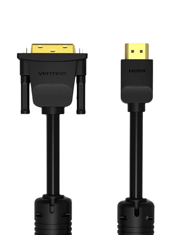 

Vention 2-Meter 3D High Speed 1080P HDMI Cable, HDMI Male to DVI for Fire TV/XBox, Black