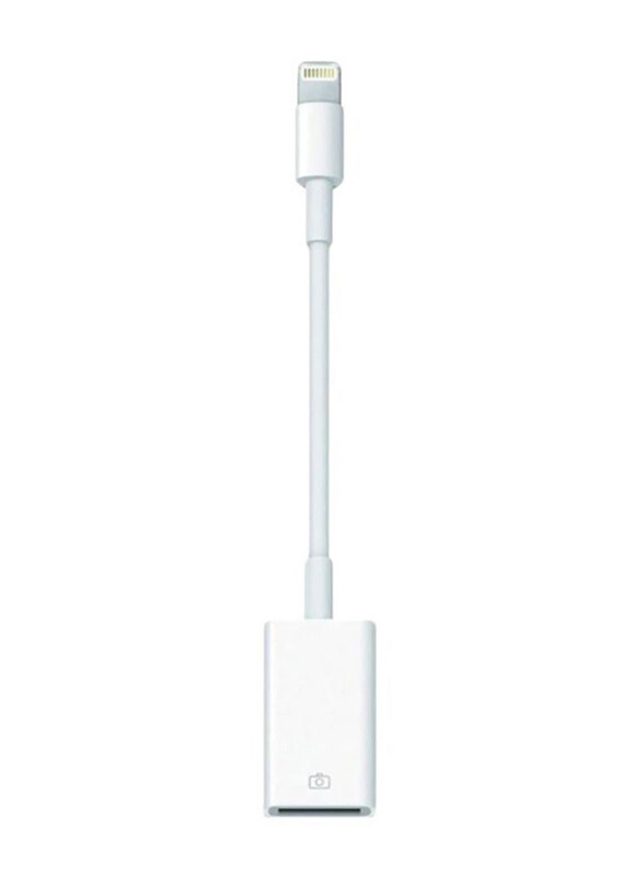 

Generic USB Camera Adapter, Lightning to USB Type A for Apple Devices, White