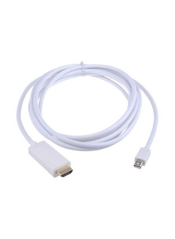 

Generic Thunderbolt Mini Display Port To HDMI Cable For MacBook Pro/Air, White