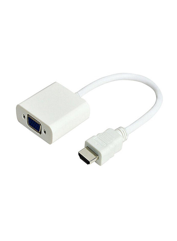 

Generic HDMI Adapter, VGA to HDMI, White