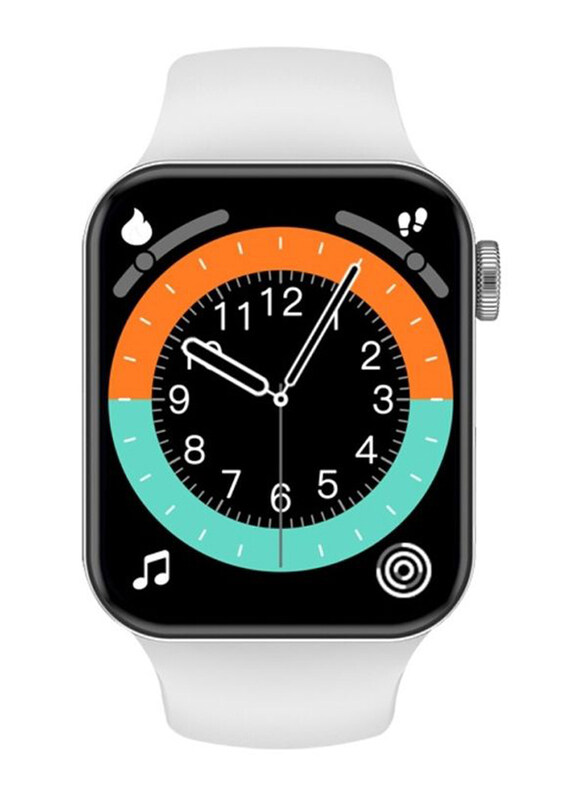 

Black Tiger T500 Plus 44mm Smartwatch With Notification Sync Feature Supports Arabic Language, Silver