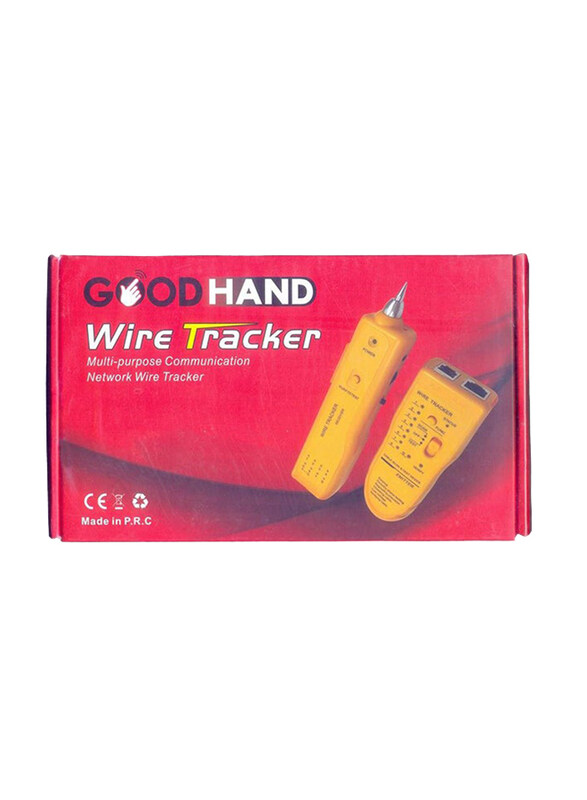 

Good Hand Rj11 Rj45 Network Cable Tester and Wire Tracker Tracer Kit, Yellow