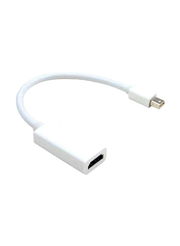 

Generic Thunderbolt Mini Display Port To HDMI Adapter for Apple MacBook Pro/Air, White