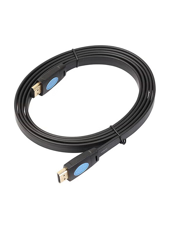 

Generic Flat Ultra High Speed HDMI V2.0 Cable HDTV PS4 2160P 4K Bluray 18Gbps, Black