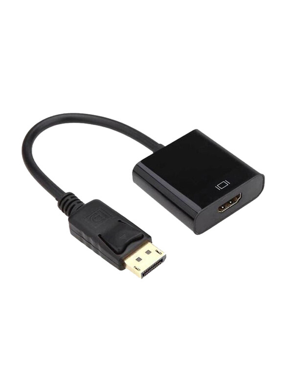 

Generic DP02 Display Adapter Cable, HDMI to Display, Black/Gold