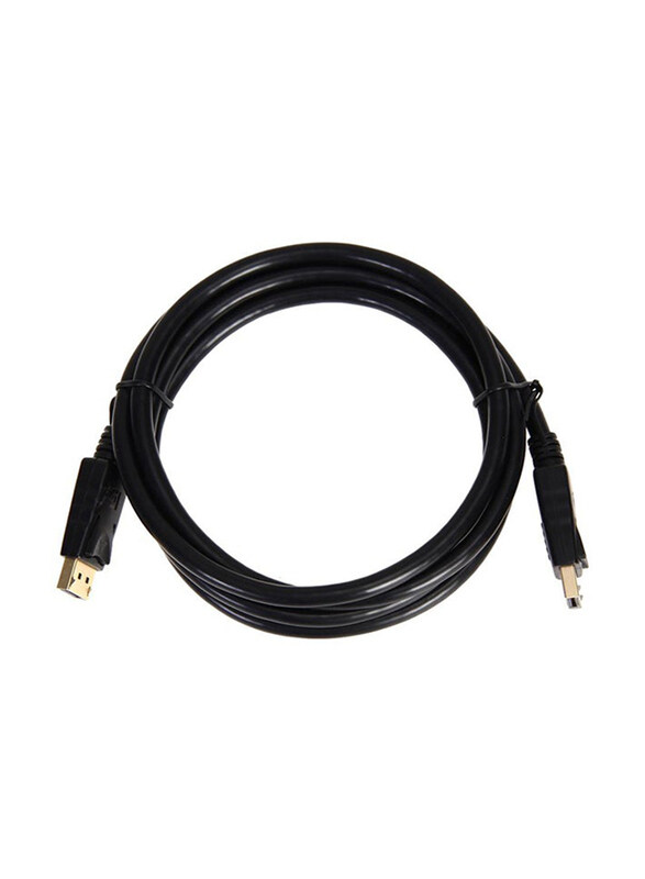 

Generic Display Port Cable, Display Port to Display Port for Monitor, Black
