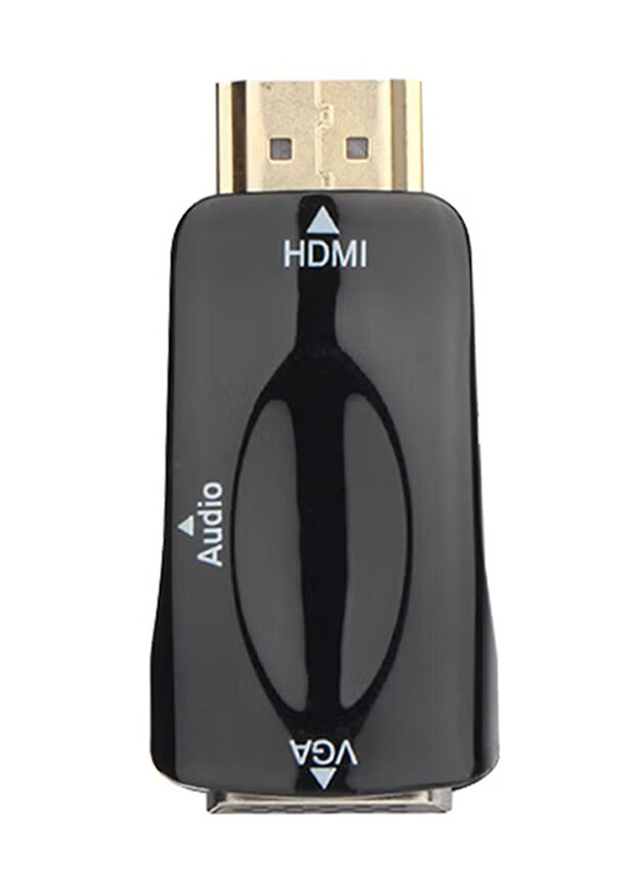 

Generic HDMI to VGA Converter Adapter with Audio Cable, Black