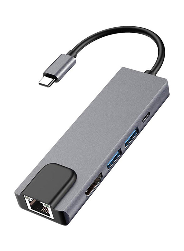 

Generic Multiple Types Convertor Adapter, USB Type-C to Multiple Types, Grey/Black