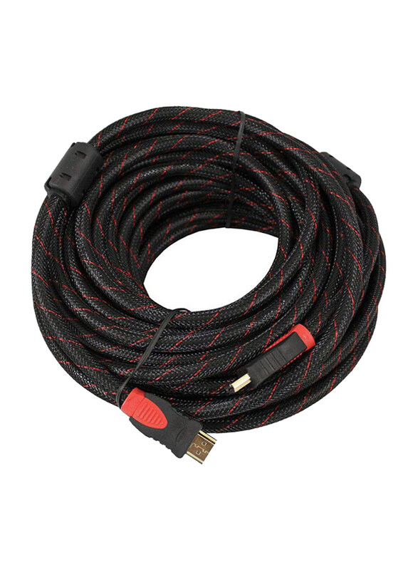 

Generic Male HDMI Cable, HDMI to HDMI, Red/Black