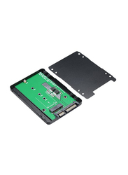 SATA to M.2 NGF SSD Adapter Enclosure, Black