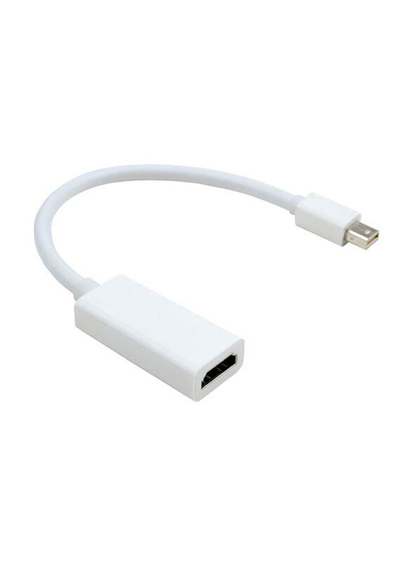 

Generic HDMI Adapter, Mini Display Port to HDMI for Display Devices, White