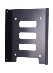 HD1601 SSD 2.5 to 3.5 HDD Caddy Mounting Bracket Adapter Hard Drive Holder, Black