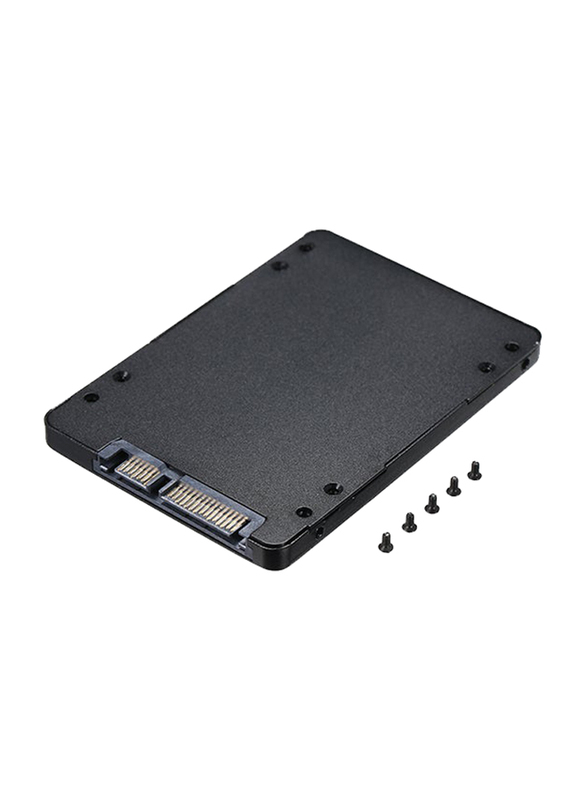 MSATA SSD To SATA Hard Disk Drive Adapter Enclosure Converter, Black