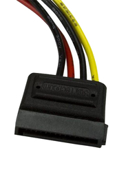 6-inch 4-Pin Molex to Sata Power Cable Adapter, Multicolour