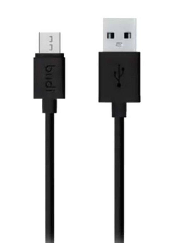 

Budi 1.2-Meter Micro USB to USB 2.0 Charging Cable, Black