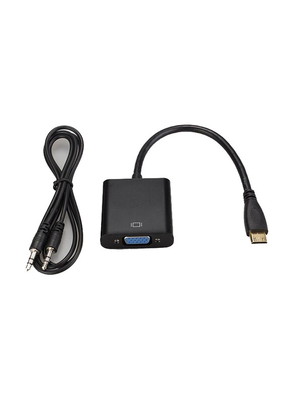 

Generic HDMI Male Video Cable Adapter, HDMI Male to VGA Female, Black