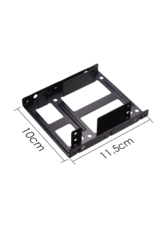 ODS SSD 2.5 to 3.5 HDD Caddy Mounting Bracket Adapter Hard Drive Holder, Black