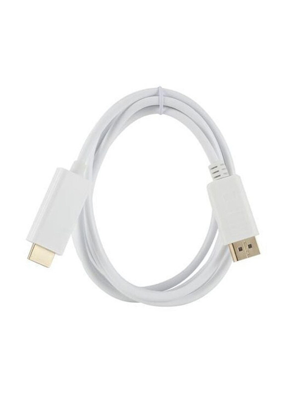 

Generic 1.8-Meter HDMI Cable, DP Male to HDMI for HDTV, White