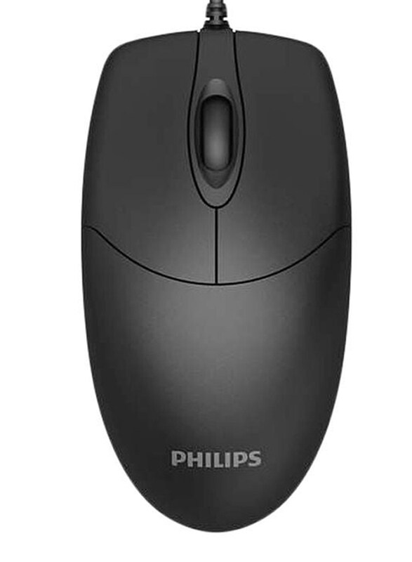 

Philips M234 USB Wired Optical Mouse, Black