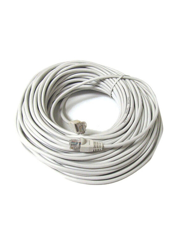 

Oem 50-Meter RJ45 CAT6 Ethernet LAN Network Cable, RJ45 to RJ45 for Network Devices, Grey