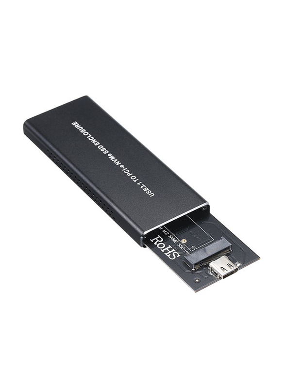 NVMe SSD Type-C Enclosure with Screw Driver and Cable, Multicolour