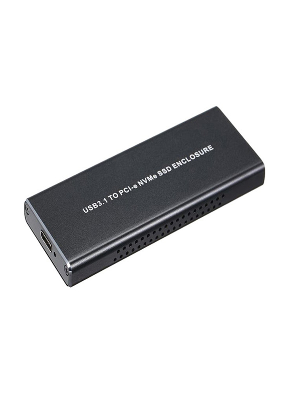 NVMe SSD Type-C Enclosure with Screw Driver and Cable, Multicolour