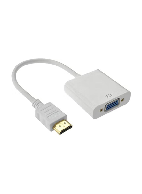 

Generic HDMI to VGA Video Cable Adapter, White