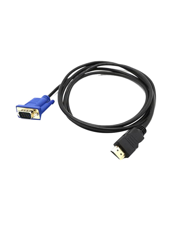 

Generic HDMI to VGA D-SUB Male Video Adapter Cable Lead for HDTV PC Computer Monitor, Black