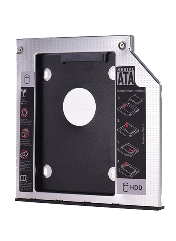 SSD Adapter HiFi HDD Hard Drive Caddy SATA To SATA 2nd SSD Enclosures Case Tray, Multicolour