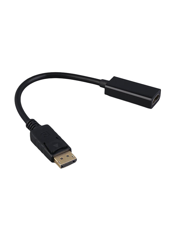 

Generic HDMI Adapter, Display Port to HDMI for Display Devices, Black