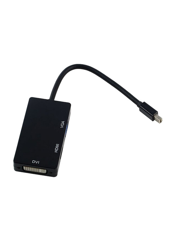 

Generic DVI/VGA/HDMI/HDTV Adapter, Multiple Types to Mini Display, Black
