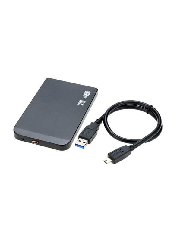 

Genaric 2TB SATA SSD HDD Hard Disk Drive Box, USB 3.0 External Enclosure Case Caddy, Black