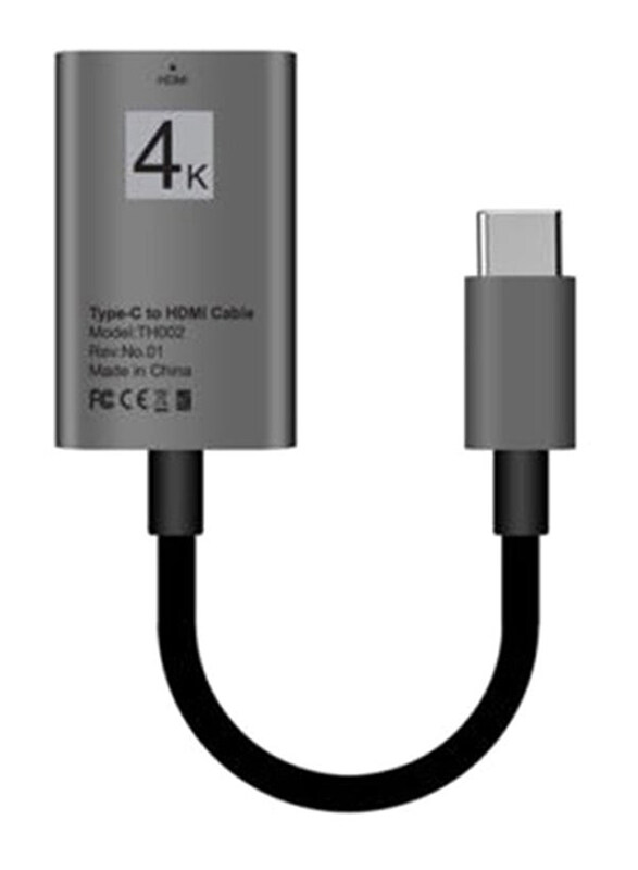 

Generic USB-C Type-C Adapter Cable, HDMI to USB Type-C, Silver