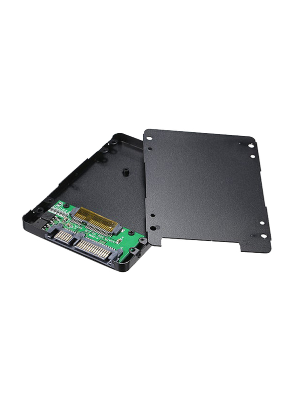 MSATA SSD To SATA Hard Disk Drive Adapter Enclosure Converter, Black