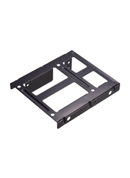 ODS SSD 2.5 to 3.5 HDD Caddy Mounting Bracket Adapter Hard Drive Holder, Black