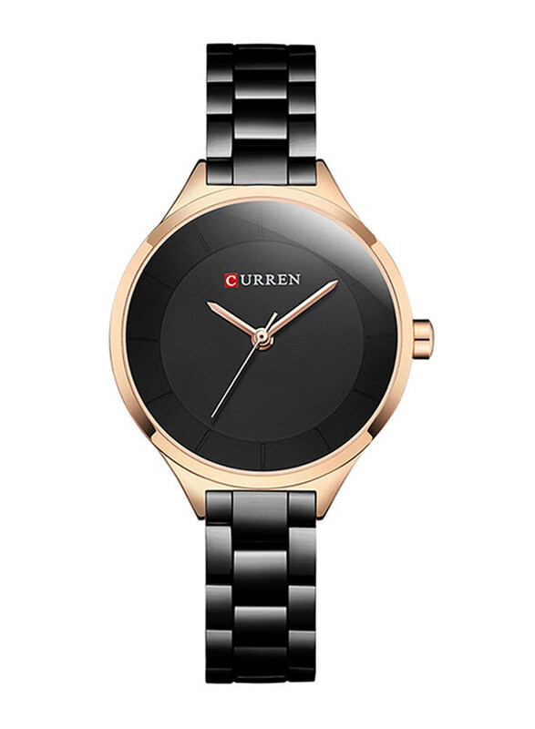 

Curren Analog Watch for Men with Stainless Steel Band, Water Resistant, 9015, Black