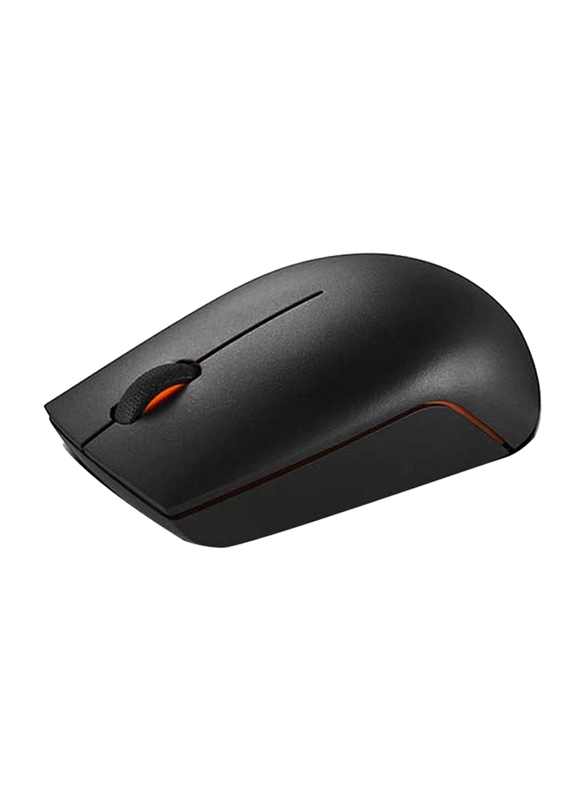 Lenovo 300 Wireless Optical Mouse, Black