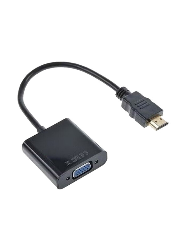 

Generic HDMI Male to VGA Female Video Converter Adapter Cable, Black