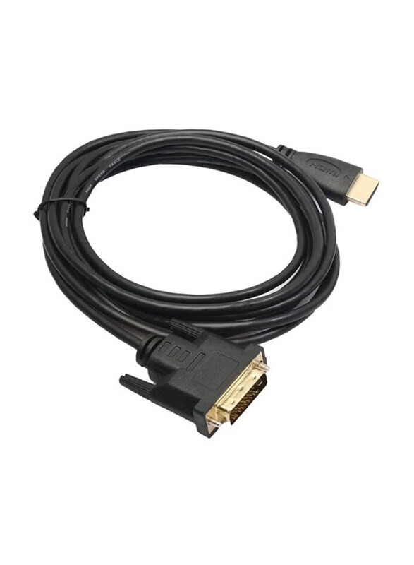 

Generic Male to DVI 24+1 Male Adapter Video Cable, Black