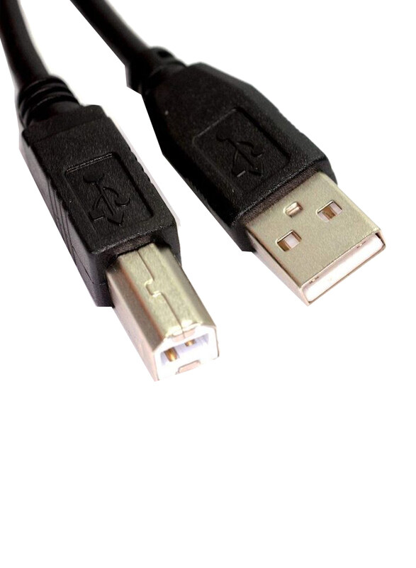 

Generic 5-Meter USB 2.0 High Speed Cable Printer, USB Type B to USB Type A for Printer/Scanners/Receipt Printer, Black